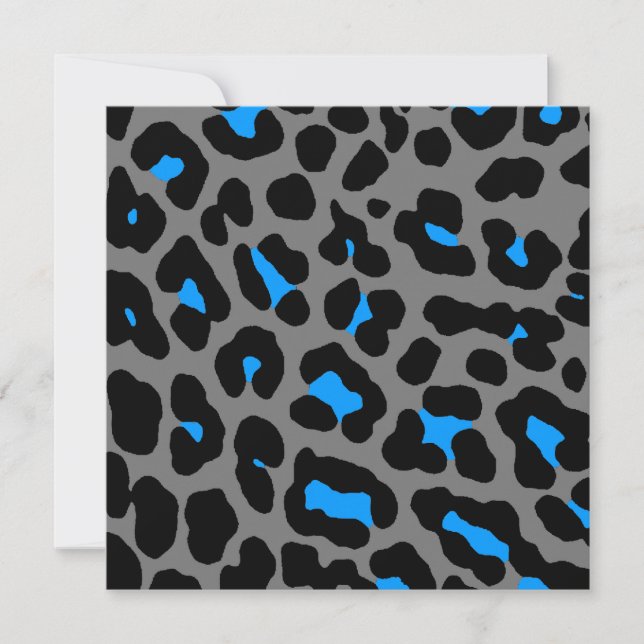 Corey Tiger 80er Leopard Spots (grau) (Vorderseite)
