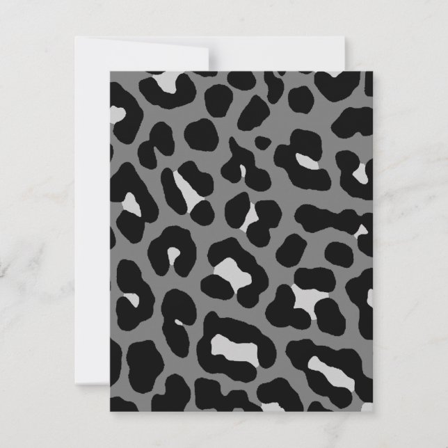 Corey Tiger 80er Leopard Spots (grau) (Vorderseite)