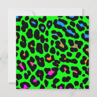 Corey Tiger 80er Leopard Spots (grün)