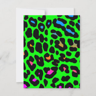 Corey Tiger 80er Leopard Spots (grün)
