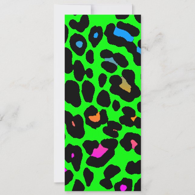 Corey Tiger 80er Leopard Spots (grün) (Vorderseite)