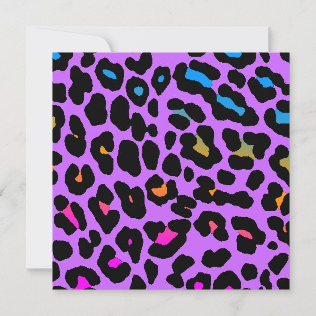 Corey Tiger 80er Leopard Spots (Lila) (Vorderseite)