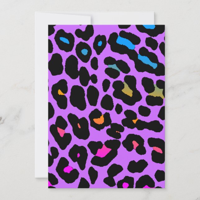 Corey Tiger 80er Leopard Spots (Lila) (Vorderseite)