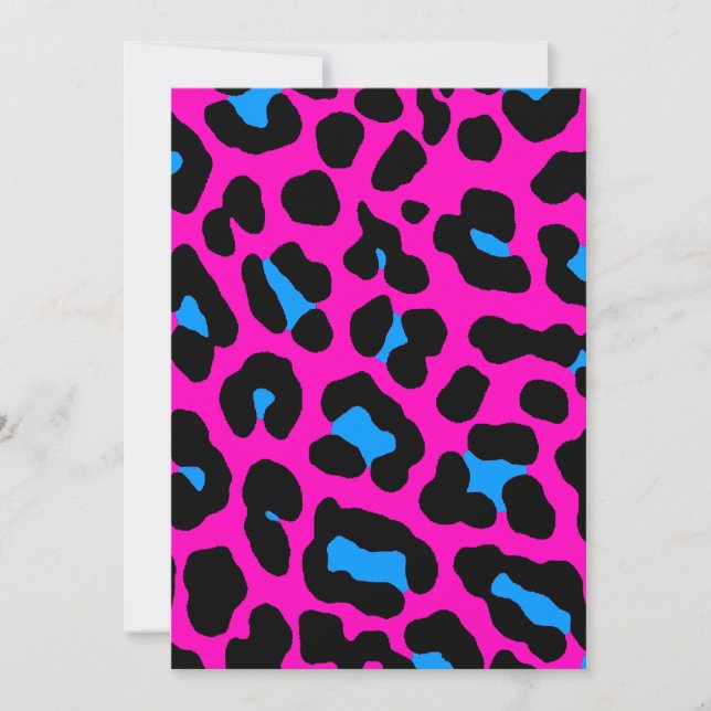 Corey Tiger 80er Leopard Spots (pink) (Vorderseite)