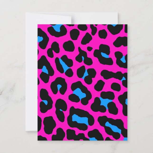 Corey Tiger 80er Leopard Spots (pink) (Vorderseite)