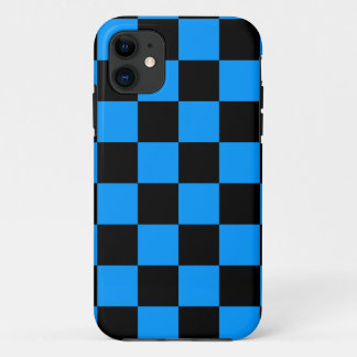 Corey Tiger 80er Neon Checkerboard (blau) Case-Mate iPhone Hülle