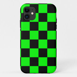 Corey Tiger 80er Neon Checkerboard (grün) Case-Mate iPhone Hülle