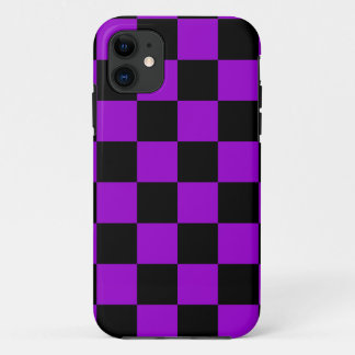 Corey Tiger 80er Neon Checkerboard (Lila) Case-Mate iPhone Hülle