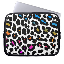 Corey Tiger 80er Neon Leopard Print Laptopschutzhülle