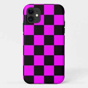Corey Tiger 80er Neon-Schachbrett (Fuchsia Pink) Case-Mate iPhone Hülle