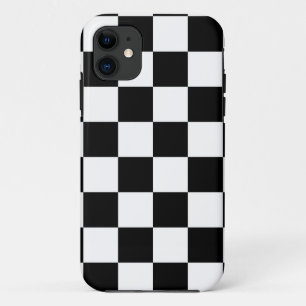 Corey Tiger 80er Neon Schachbrett (Schwarz / Weiß) Case-Mate iPhone Hülle