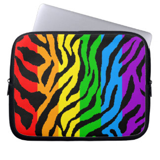 Corey Tiger 80er Neon Tiger Print Laptopschutzhülle
