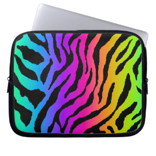 Corey Tiger 80er Neon Tiger Print Laptopschutzhülle
