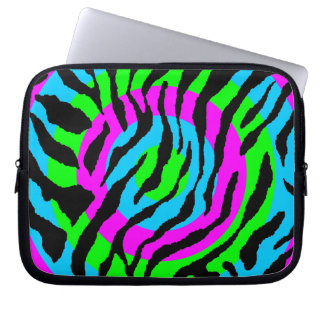 Corey Tiger 80er Neon Tiger Print Laptopschutzhülle