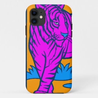 Corey Tiger 80er Neon Tiger (Rosa) Case-Mate iPhone Hülle