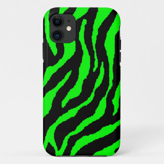 Corey Tiger 80er Neon Tiger Streifen (grün) Case-Mate iPhone Hülle
