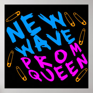 Corey Tiger 80er New Wave Prom Queen Poster