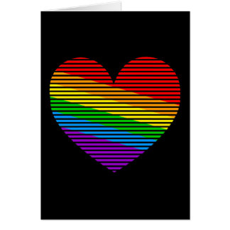 Corey Tiger 80er Rainbow Strip Mitteilungskarten