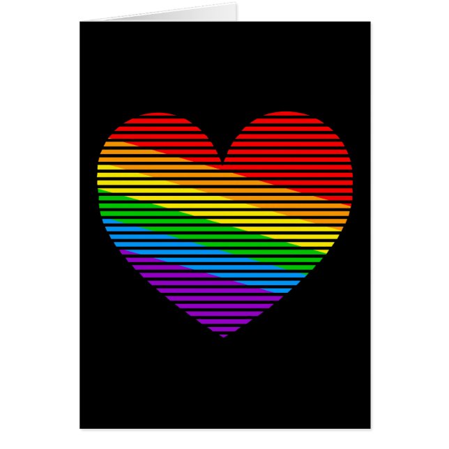 Corey Tiger 80er Rainbow Strip Mitteilungskarten (Vorne)