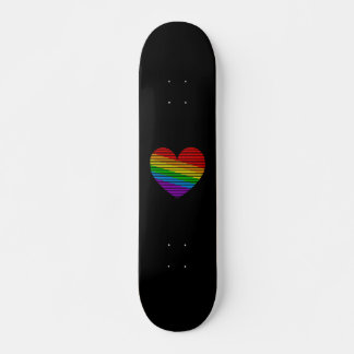 Corey Tiger 80er Rainbow Strip Skateboard