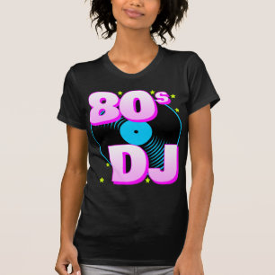 Corey Tiger 80er Retro 80er DJ T - Shirt