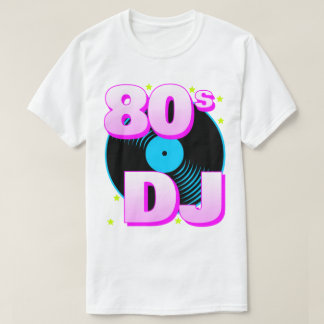 Corey Tiger 80er Retro 80er DJ T - Shirt