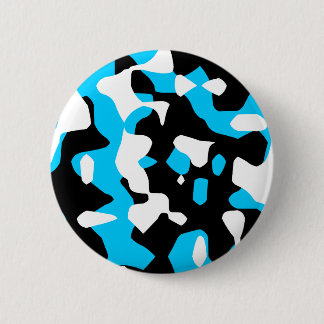 Corey Tiger 80er Retro Blue Camouflage (Camouflage Button