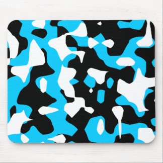 Corey Tiger 80er Retro Blue Camouflage (Camouflage Mousepad