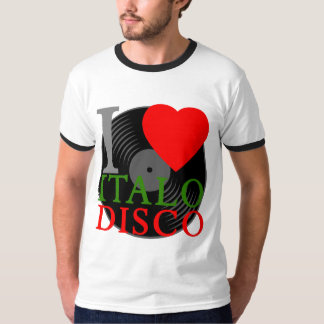 Corey Tiger 80er Retro I Liebe Italo Disco T - Shi T-Shirt