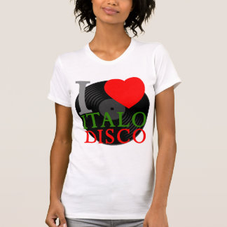Corey Tiger 80er Retro I Liebe Italo Disco T-Shirt