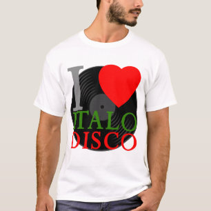 Corey Tiger-80er Retro I Liebe Italo Disco T-Shirt