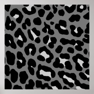 Corey Tiger 80er Retro Leopard Muster Poster