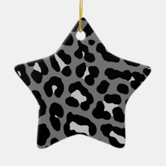 Corey Tiger 80er Retro Leopard Print Star Ornament