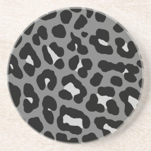 Corey Tiger 80er Retro Leoparden Punkte Muster Sandstein Untersetzer