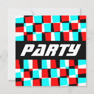 Corey Tiger 80er Retro Op-Art