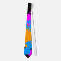 Corey Tiger 80er Retro Paint Spritzer (Multicolor)