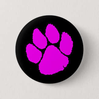 COREY TIGER "80er RETRO PINK TIGER CLAW Button