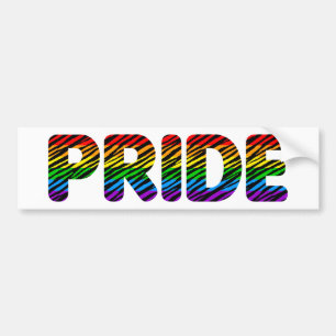Corey Tiger 80er Retro-Stolz Regenbogen Autoaufkleber
