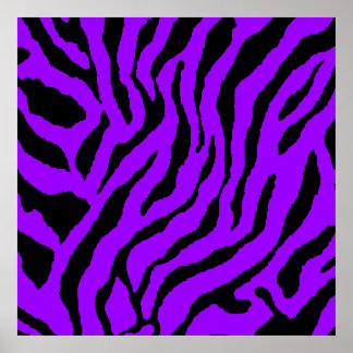 Corey Tiger 80er Retro Tiger Muster Poster