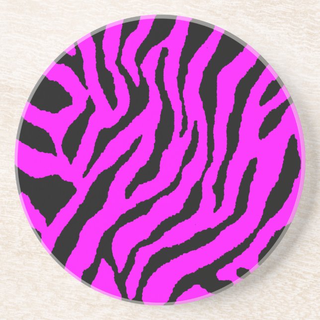 Corey Tiger 80er Retro Tiger Streifen Untersetzer (Vorne)