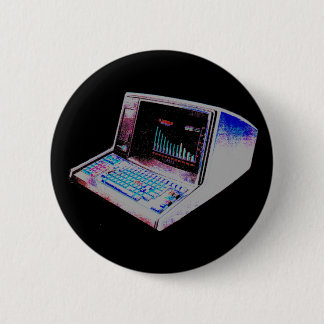 Corey Tiger 80er Retro Vintag Computer Button