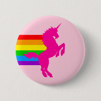 COREY TIGER 80ER RETRO VINTAG RAINBOW UNICORN BUTTON
