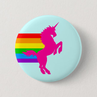 COREY TIGER 80ER RETRO VINTAG RAINBOW UNICORN BUTTON