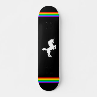COREY TIGER 80er RETRO VINTAG UNICORN RAINBOW BLAK Skateboard