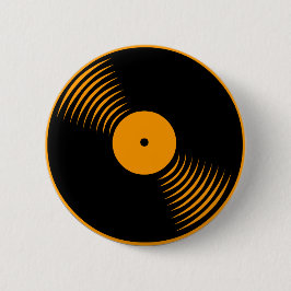 Corey Tiger 80er Retro Vintag Vinyl Record Button
