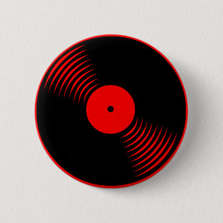Corey Tiger 80er Retro Vintag Vinyl Record Button