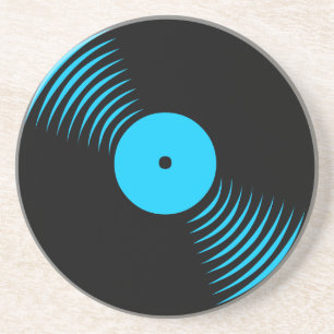 Corey Tiger 80er Retro Vintage Vinyl Schallplatten Sandstein Untersetzer