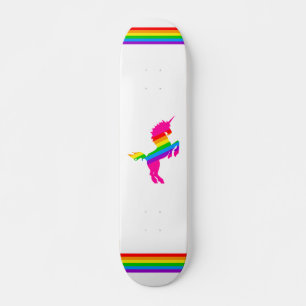 COREY TIGER-80er RETRO VINTAGER UNICORN-REGENBOGEN Skateboard