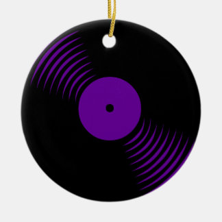 Corey Tiger 80er Retro Vinyl Record Ornament