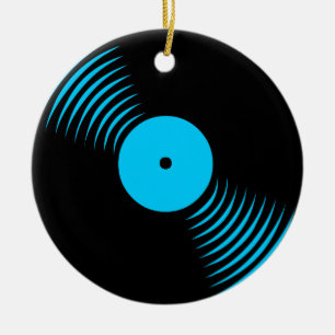 Corey Tiger 80er Retro Vinyl Record Ornament